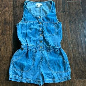 Women’s small romper denim size s small nwot